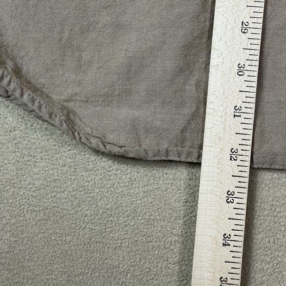 Carhartt Shirt Mens 2XL Brown Relaxed Fit Chambray Short Sleeve Button Up - Picture 5 of 9